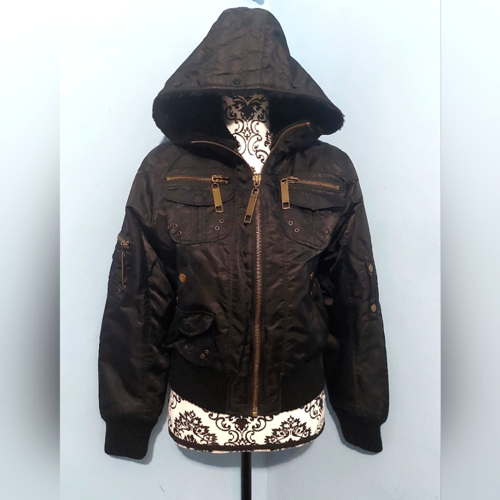 Yoki Multi Pocket thick Winter jacket Large